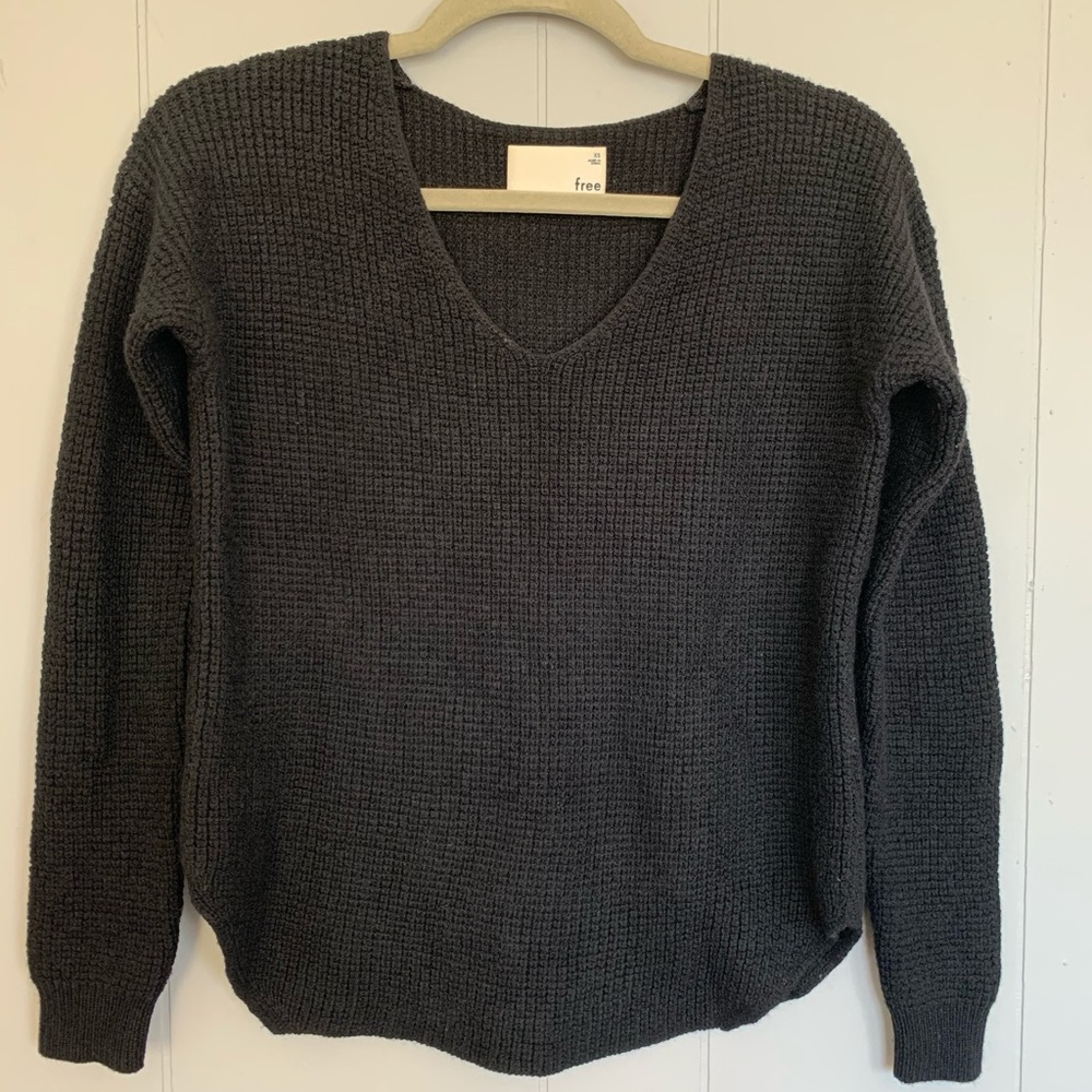 Wilfred Free Womens XS Black Wolter Sweater